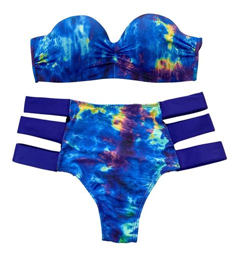 Biquini Tomara Q Caia Calcinha Hot Pant Cintura Alta Parcelamento Sem Juros