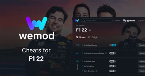 F1 22 Cheats Trainers For PC WeMod