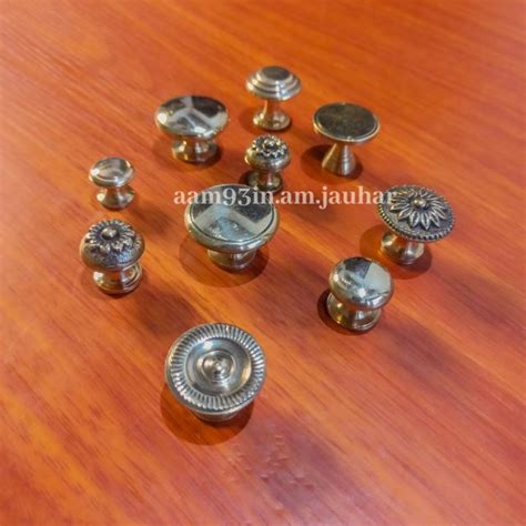 Knop Knob Kuningan Handle Tarikan Gagang Kunci PINTU Lemari Laci