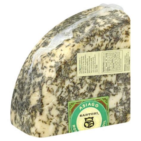 Sartori Asiago Rosemary Olive Oil Cheese 5 Lb Kroger