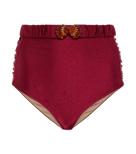 Johanna Ortiz High Rise Belted Bikini Bottoms Johanna Ortiz