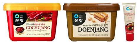 Buy Chung Jung One Sunchang Hot Pepper Paste Gochujang G Soybean Paste Doenjang G