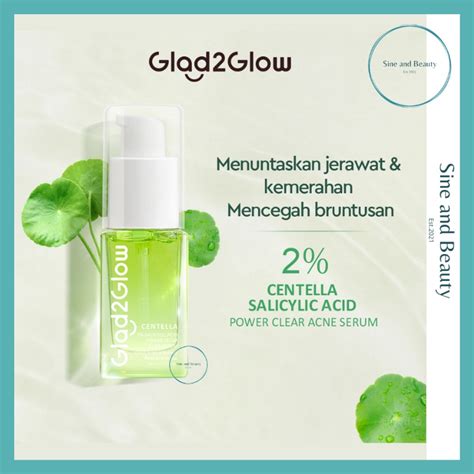 Jual Glad Glow Centella Salicylic Acid Acne Serum Ml Untuk