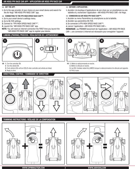 Spin Master Toys Far East 44626TX2G4 ARH RDC FPV Car User Manual