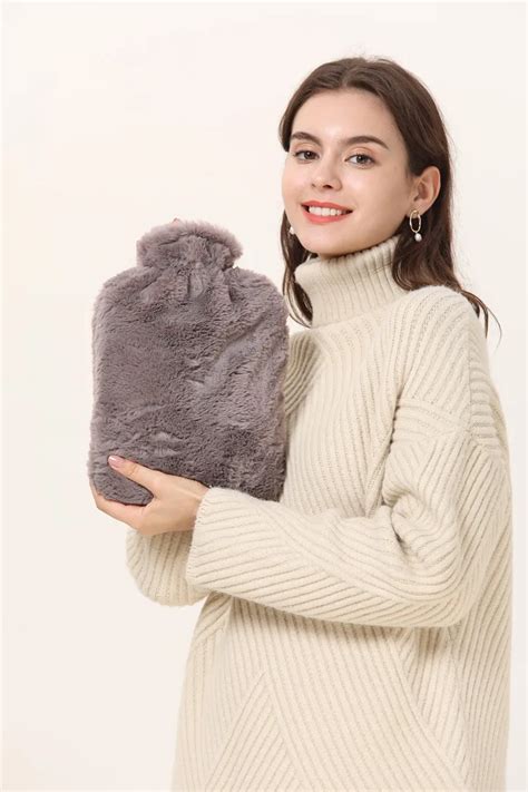Plush Cover With Warm Hot Water Bottle From China Hot Water Bag