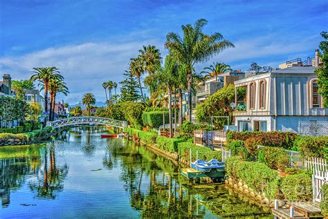 Venice Canal Historic District Photograph by David Zanzinger