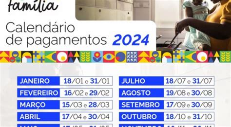 Governo Revela Calendário Do Bolsa Família 2024 Confira Datas De Pagamento