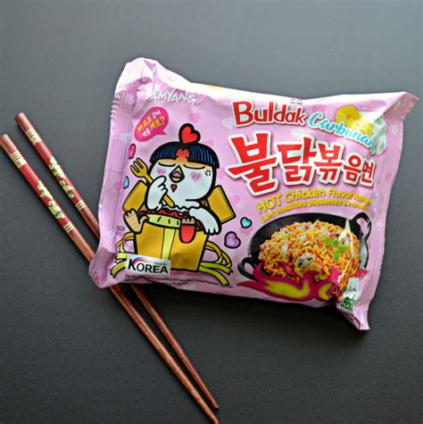 Hot Chicken Flavor Ramen Carbonara