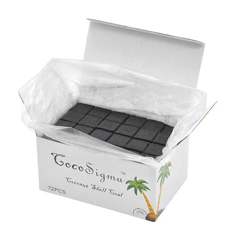 Aliexpress Buy Cubes Box Coco Sigma Coconut Hookah Charcoal