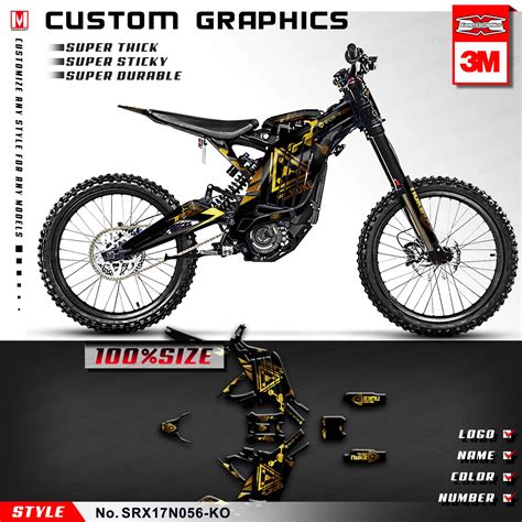 Mx Graphics Vinyl Sticker Custom Deco Kit For Sur Ron Light Bee X