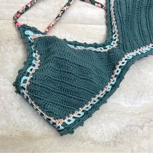 Xhilaration Swim Xhilaration Crochet Bralette Bikini Swim Top S Poshmark