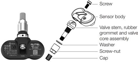 AUTEL BLE-A001 MX-Sensor Programmable Ble Tpms Sensor Instructions