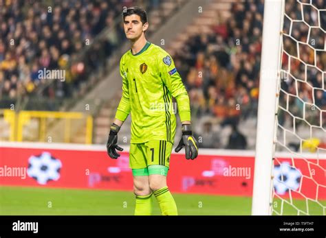 Brussels, Belgium - March 21, 2019. Belgium national football team ...