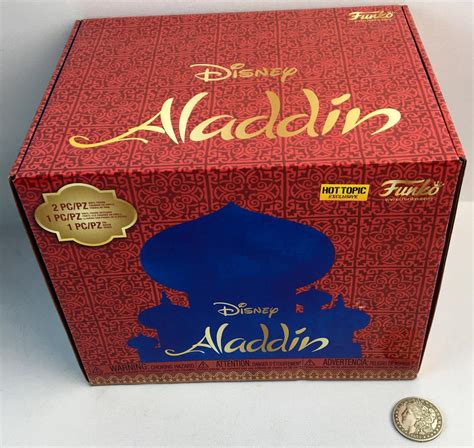 Lot Funko Pop Disney Treasures Aladdin Jafar As The Serpent Box Hot Topic Exclusive New