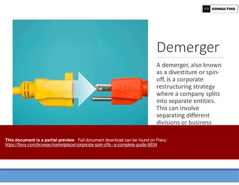 corporate spin offs  complete guide    powerpoint