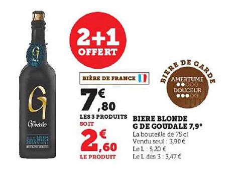 Promo Bi Re Blonde G De Goudale Chez Hyper U Icatalogue Fr