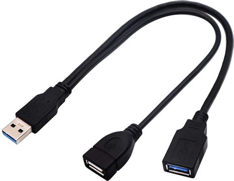 Amazon AAOTOKK USB 3 0 A Y Splitter Cable USB 3 0 A Male To Dual