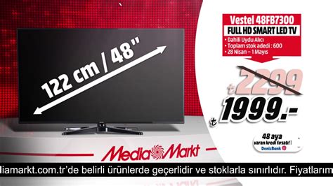 Vestel 48 inç Full HD Smart LED TV Rakipsiz Fiyatla MediaMarkt'ta ...