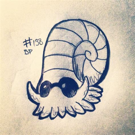 Day 138 Omanyte Rpokemon