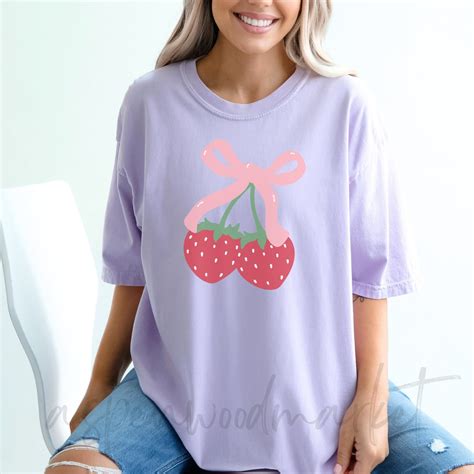 Coquette Shirt Coquette Dress Strawberry Shirt Strawberry Tshirt Coquette Clothes Balletcore