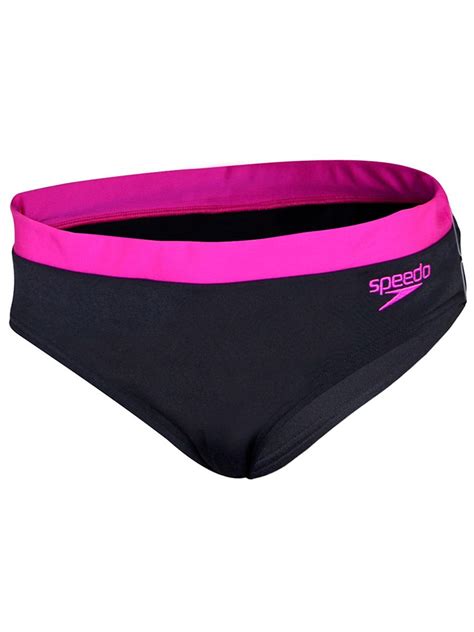 Speedo Frequency Black Womens Sports Bikini