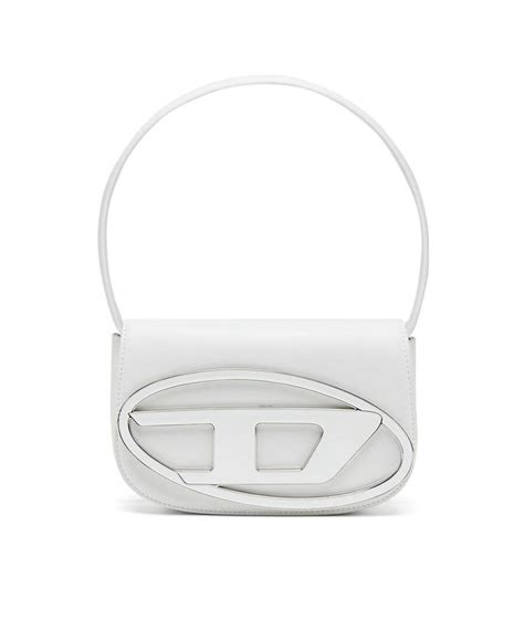 DIESEL Белая кожаная сумка через плечо для женщин – купить в интернет ...