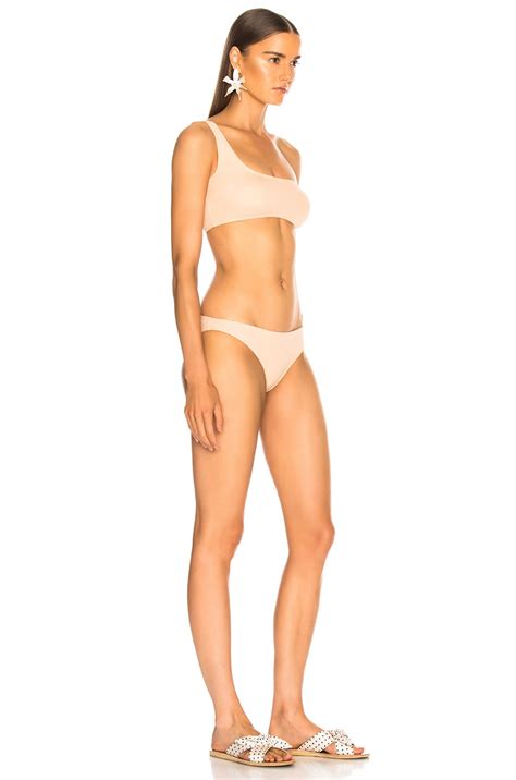 Sand Blue Myra Bikini In Nude Fwrd