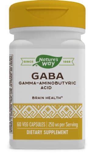 Nature S Way Gaba Gamma Aminobutyric Acid Capsules Ct Smiths