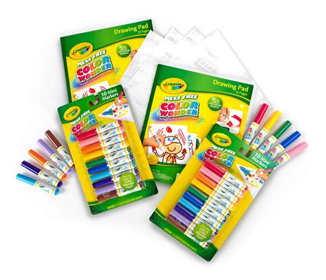 Crayola Color Wonder Mess Free Coloring Kit 80pc Toddler Toys T