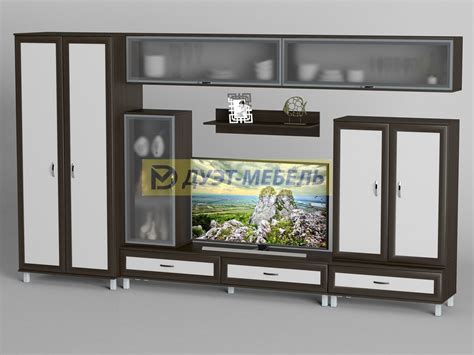Стенка для Гостиной ТИСА-8 (3600 Мм) в Разных Расцветках — Купить ...