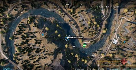 Расположение всех животных и мест для рыбалки в Far Cry 5