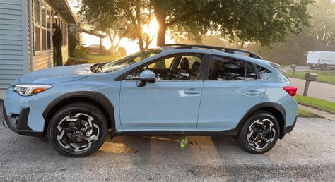First Time Subaru Owner 2021 Crosstrek Limited In Cool Gray Khaki