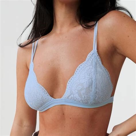 Soutien gorge Soutien gorge en dentelle pour femmes Style français bonnet Triangle Lingerie sous