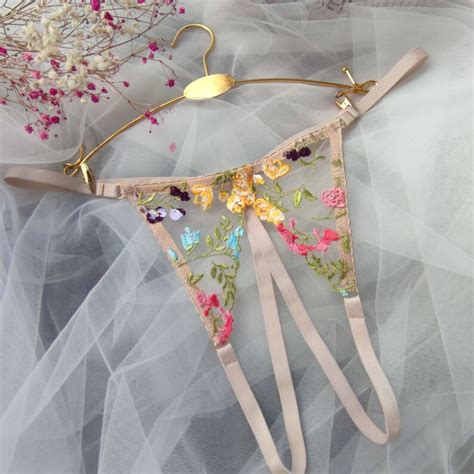 Open Crotch Lingerie Crotchless Panties Ouvert Lingerie Open Back Panties Naughty Lingerie Open