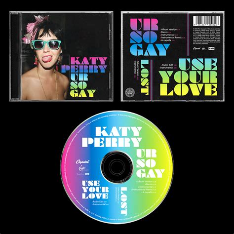 Katy Perry Ur So Gay EP CD Redesign On Behance
