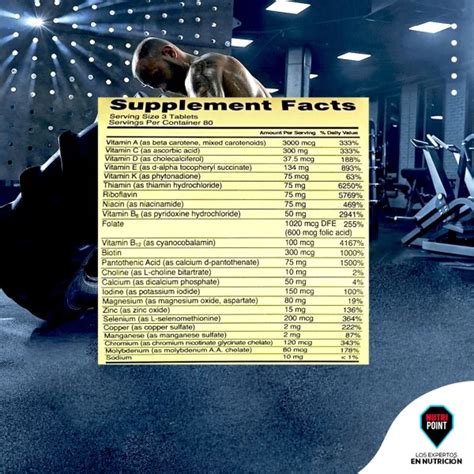 Opti-Men 240 Tabletas - Optimum Nutrition - Nutripoint