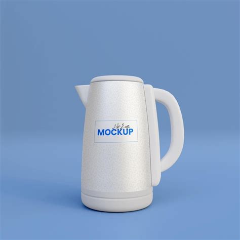 Premium Psd D Metal Kettle Mockup