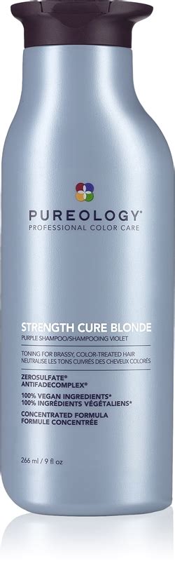 Pureology Strength Cure Blonde Shampoing Violet Pour Cheveux Blonds Notino Fr