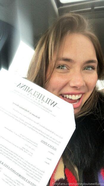 Sydneylouisewilliams Nude OnlyFans The Fappening Plus