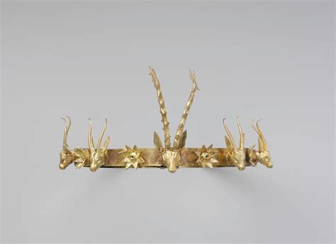 The Gazelle Diadem Crown 1600 Bce Dating To The Period Of Hyksos