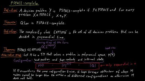 complexity class pspace complete youtube