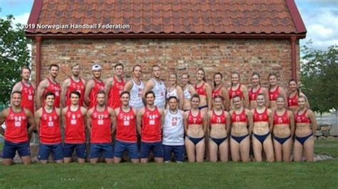 Video Norway Womens Beach Handball Team Fined For Not Wearing Bikini Bottoms ABC News