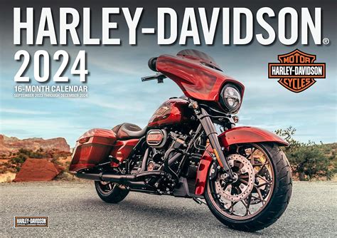 Harley Davidson Month X Wall Calendar September