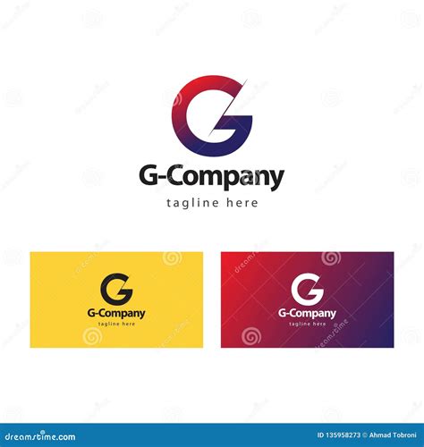 G Company Logo Vector Design Illustration Vektor Abbildung ...
