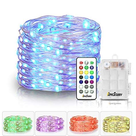 Homestarry Fairy Lights Battery Operated Outdoor String Lights With