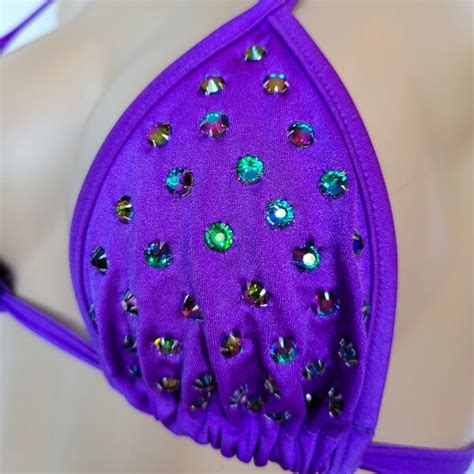 Rhinestone Bikini Etsy