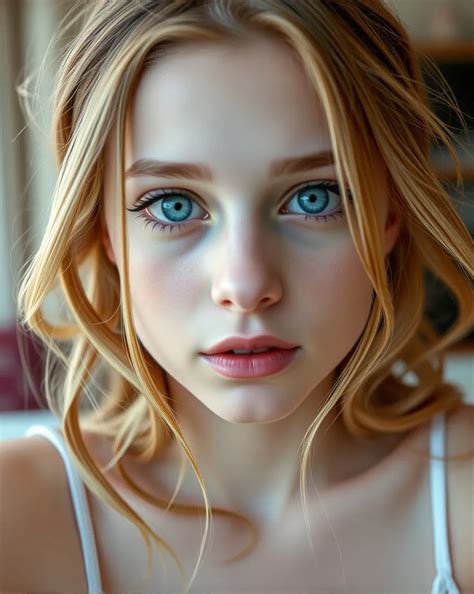 Blonde Girl Fair Pale White Big Free Ai Photo Generator Starryai