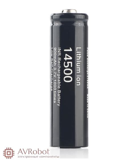 Аккумулятор Li-Ion INR 14500 Soshine 900 мА/ч 3.7 В 3.33Wh купить цена ...