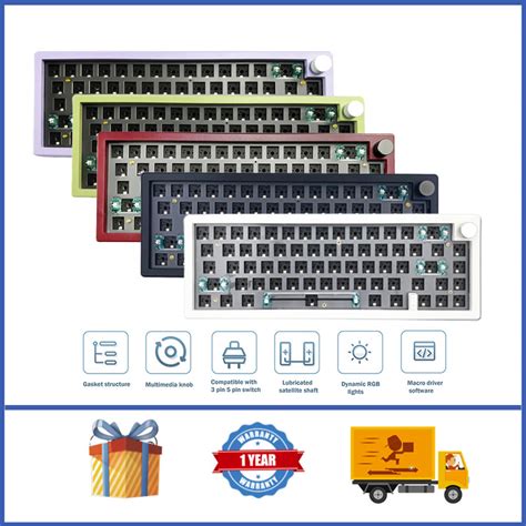 Gmk Gasket Bluetooth G Wireless Hot Swappable Customized Mechanical Keyboard Kit Rgb