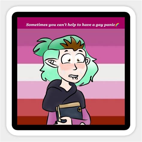 Amity Blight By The Gay Dork Amity Funny Stickers Gay